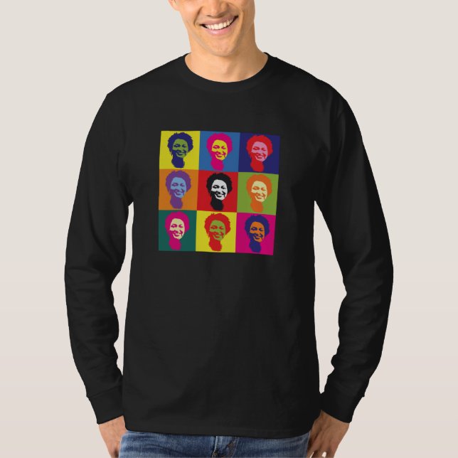 Stacey Abrams Progressiv Georgia Art T Shirt (Framsida)