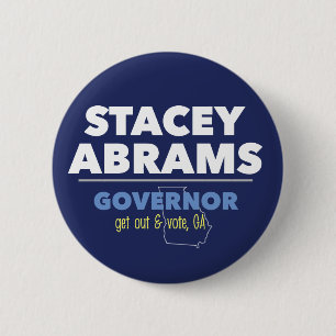 Stacey Abrams-supporterknapp - rösta GA! Knapp