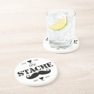 Stache Mustache Mönster Underlägg