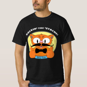 "Stache"! Señor Gato™ Mustache Cat T Shirt