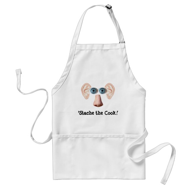 "Stache the Cook! Förkläde (Framsidan)