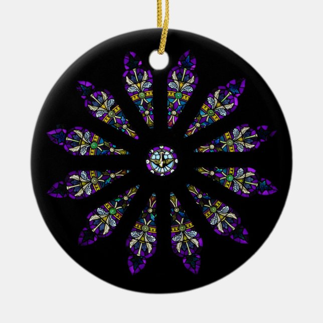 Stached Glass Mandala Ornament (Framsidan)
