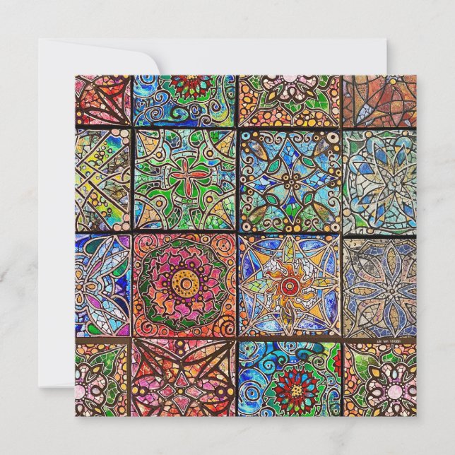 Stached Glass Mandala Patchwork (Framsida)
