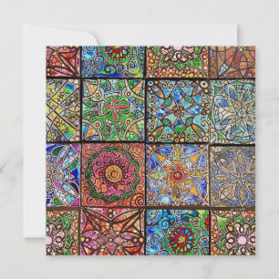 Stached Glass Mandala Patchwork