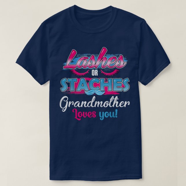 Stacher eller lash Grandmor Kärlek You Best Gende T Shirt (Design framsida)