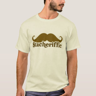 Stacherific Mushtache Tee Shirt