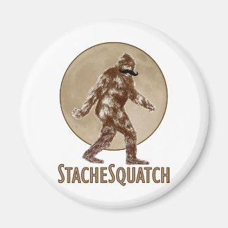 STACHESQUATCH I Mustache om du har sett min ruta Magnet