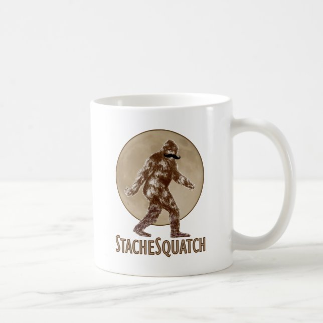 STACHESQUATCH mig mustasch, om du har sett min Kaffemugg (Höger)
