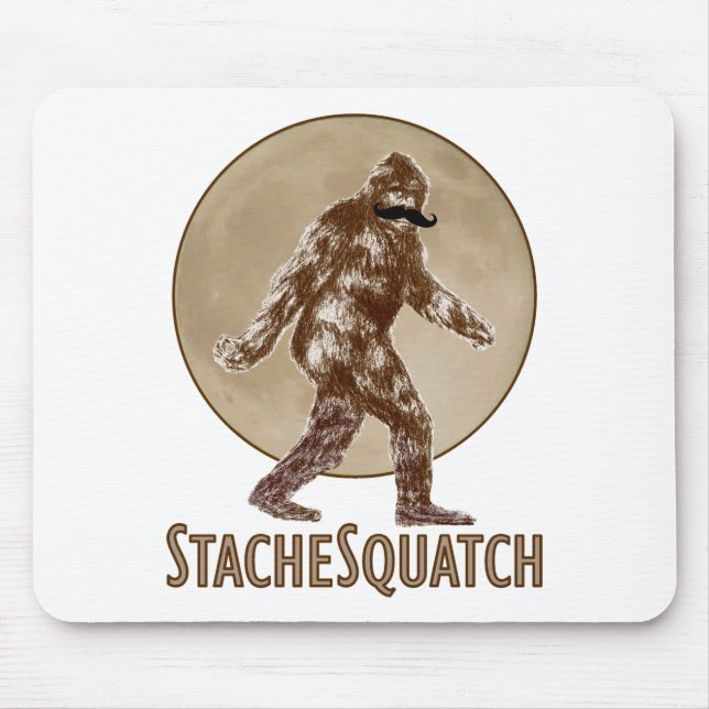STACHESQUATCH mig mustasch, om du har sett min Musmatta (Framsidan)