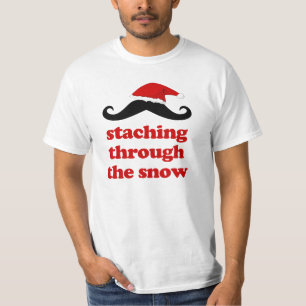 staching till och med den roliga julen santa för t-shirt
