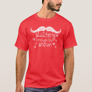 staching till och med snön tee shirt