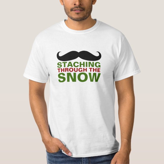 Staching till och med snöskjortan tröja (Framsida)