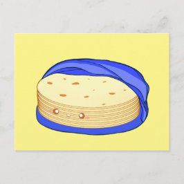 Stack av blomma Tortillas Vykort