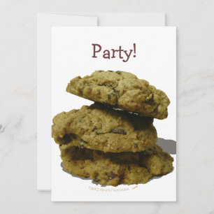 Stack av Cookies Cookie Älskare Inbjudningar
