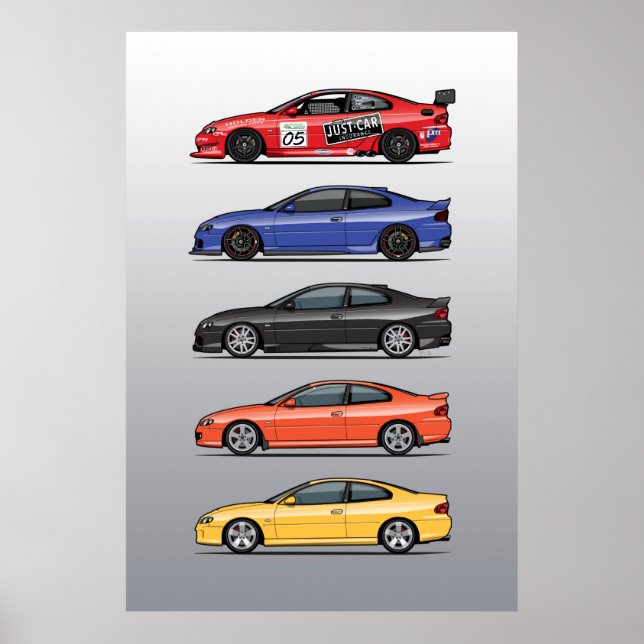 Stack av Holden Monaros Poster (Framsidan)