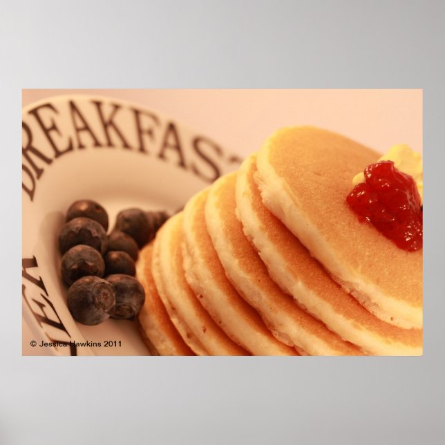 Stack av Pancakes Poster (Framsidan)