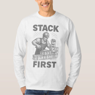 Stack First Financial Empowerment Bricklayer Stack T Shirt