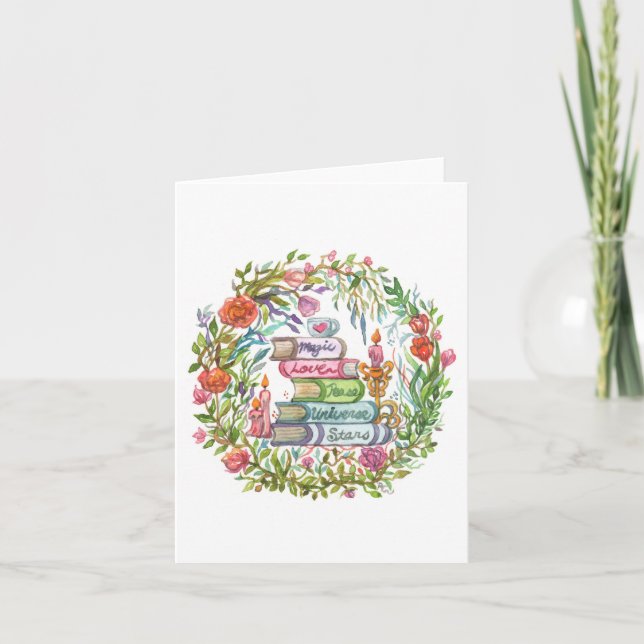 Stack i Bokar Anteckningskort (Framsida)