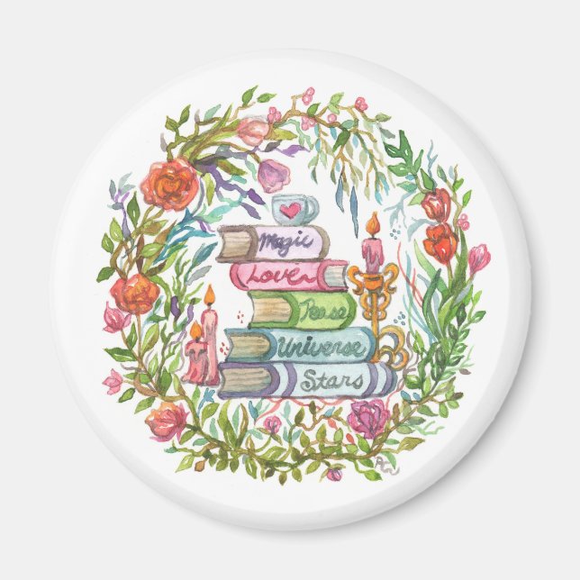 Stack i Bokar Magnet (Framsidan)