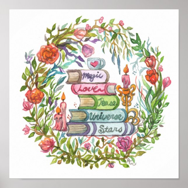 Stack i Bokar Poster (Framsidan)