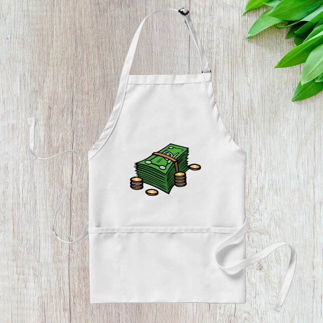 Stack i Pengarar med Mynt Pengar Förkläde (Skapare uppladdad)