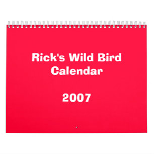 Stack kalender 2007 för vildfågel
