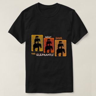 Stack O'Elephants (Personlig Clip On) T Shirt