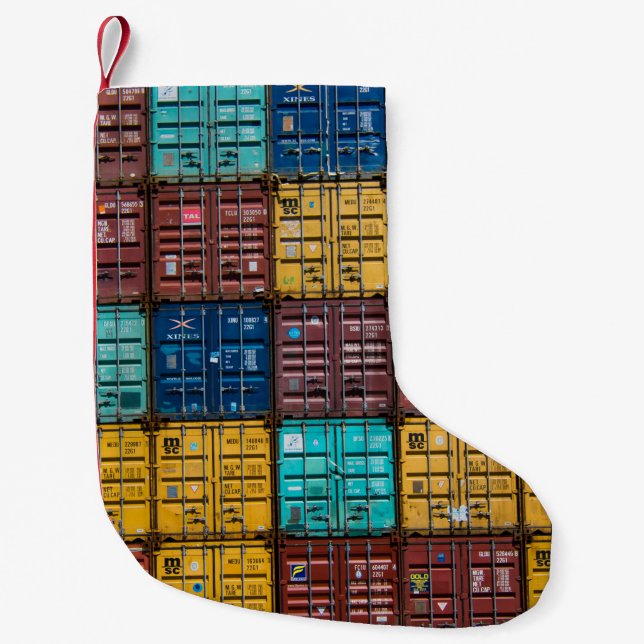 Stack of cargo trailer liten julstrumpa (Framsidan)