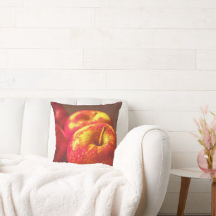 "Stack of Red Apples Fruit" Cute Photo. Köp nu Kudde