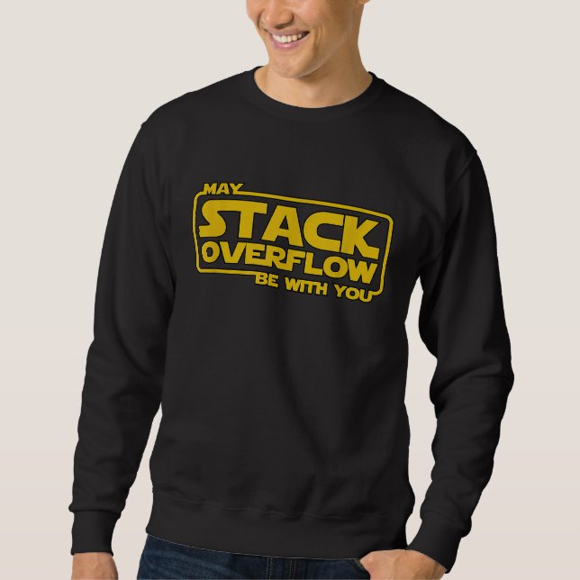 Stack Overflow Med Dig Devops Programmerare Java P Lång Ärmad Tröja (Framsida)
