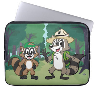 Stack & Ricky för skogsvaktare för Laptop Sleeve