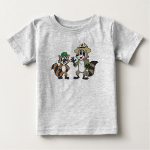 Stack & Ricky för skogsvaktare för Tee Shirt