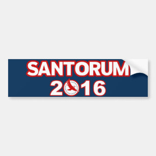 Stack Santorum för den presidentbildekalet 2016 Bildekal