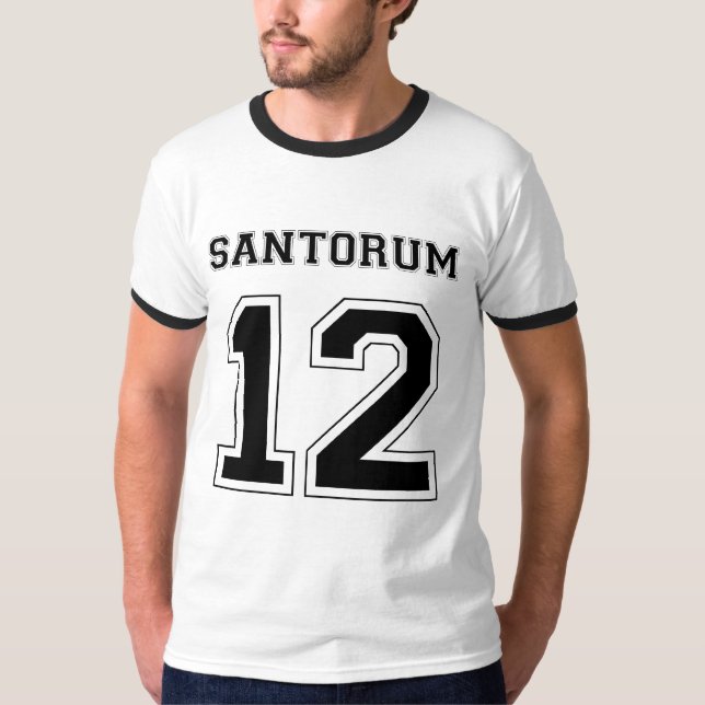 Stack Santorum i 2012 T-shirt (Framsida)