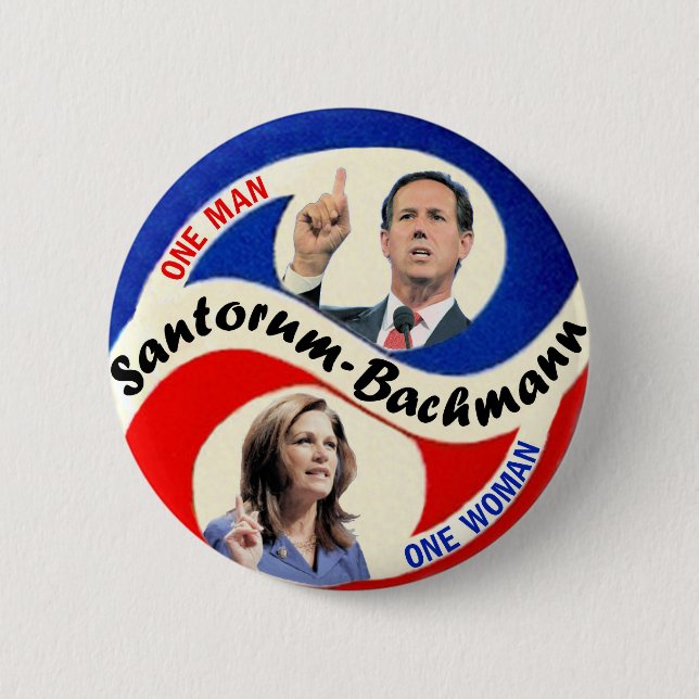 Stack Santorum/Michele Bachmann Knapp (Framsida)