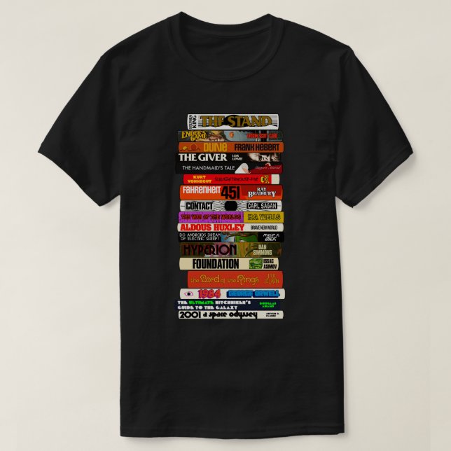 Stack science fiction Bokar T Shirt (Design framsida)