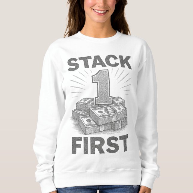 Stacka Först Budgetering & Legacy Building 1 till  T Shirt (Framsida)
