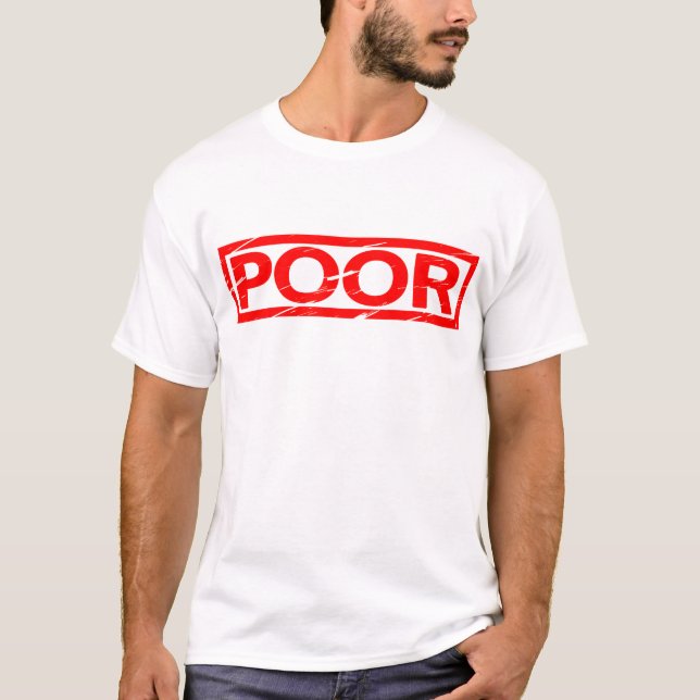 Stackars Frimärke T Shirt (Framsida)