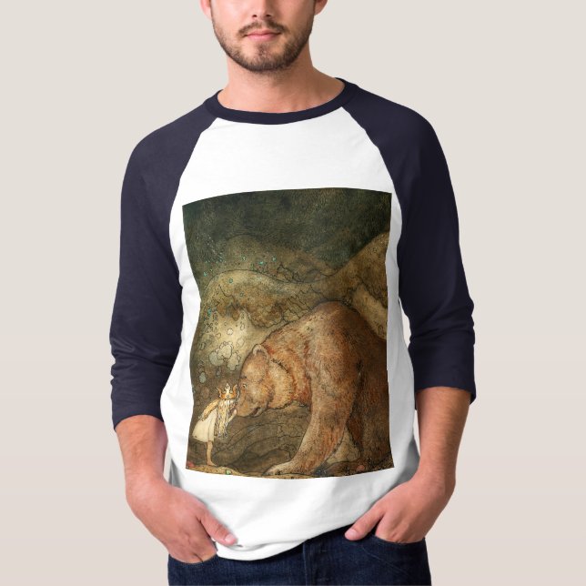 Stackars Little Bear, 1912 av John Bauer T Shirt (Framsida)