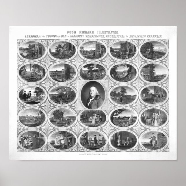 Stackars Richard Illustrated - av Benjamin Frankli Poster (Framsidan)