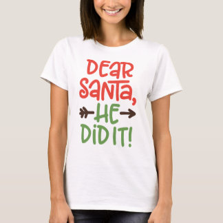 Stackars tomten gjorde det i jul t shirt