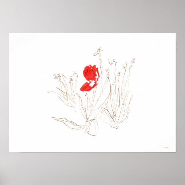 Stackars tulip poster (Framsidan)