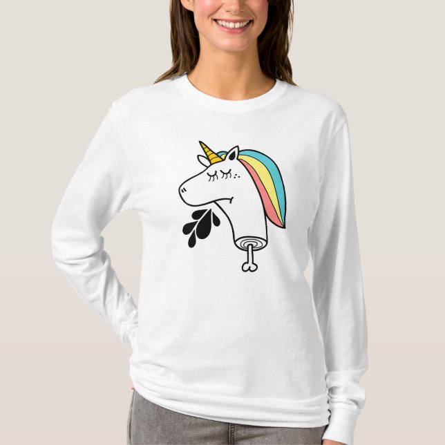 Stackars Unicorn T Shirt (Framsida)