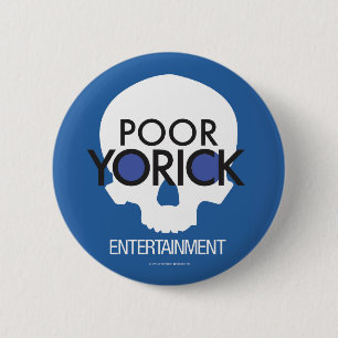 Stackars Yorick Entertainment logotyp Knapp