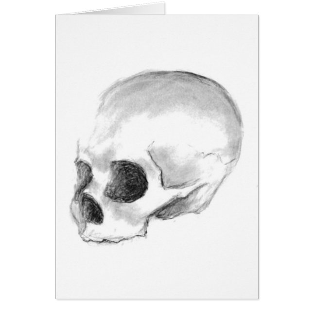 Stackars Yorick! Hälsningskort (Framsidan)