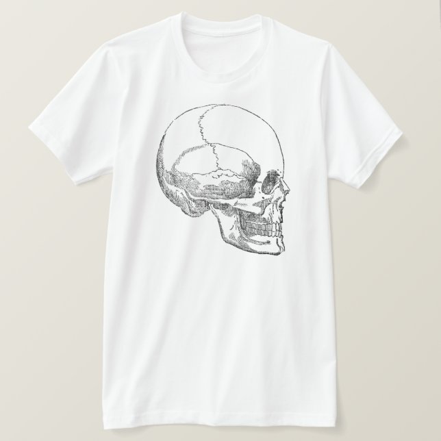 Stackars Yoricks skal Tee (Design framsida)