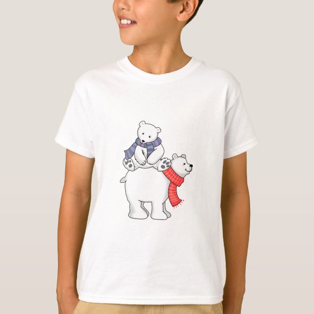 STACKED POLAR BARS T-SHIRT (Framsida)