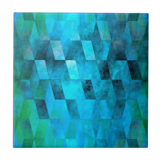 Stacked Sky (turquoise-green) Kakelplatta