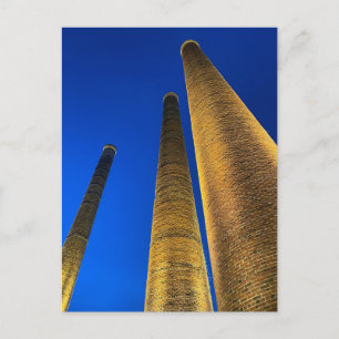 "Stackerna" vid Revolution Mill, Greensboro NC USA Vykort