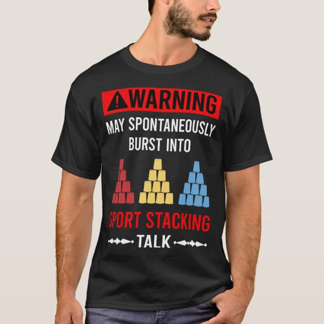 Stackningshastigheten i Kopp för att stapla Kopp p T Shirt (Framsida)